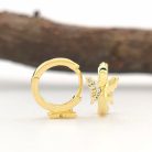 Pilli Gold aranyszínű orvosi fém fülbevaló