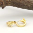 Pilli Gold aranyszínű orvosi fém fülbevaló