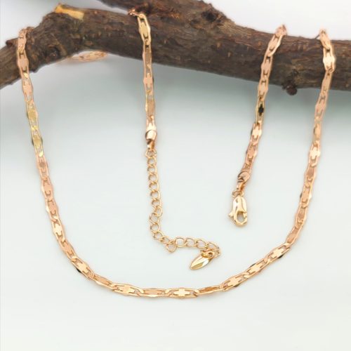 Denissza aranyszínű orvosi fém nyaklánc