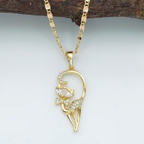 Metty White aranyszínű orvosi fém medál