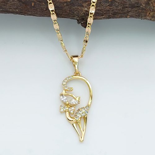 Metty White aranyszínű orvosi fém medál