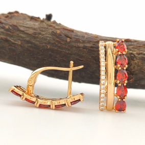 Célia Red aranyszínű orvosi fém fülbevaló 