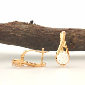 Lana aranyszínű orvosi fém fülbevaló