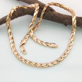 Blanka aranyszínű orvosi fém nyaklánc