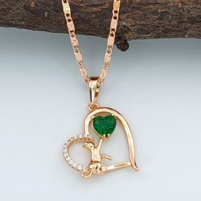 Mimi Smaragd aranyszínű orvosi fém medál