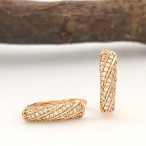 Szibill aranyszínű orvosi fém fülbevaló