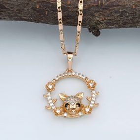 Foxy aranyszínű orvosi fém medál