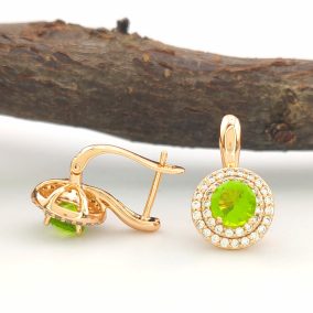 Grini aranyszínű orvosi fém fülbevaló 