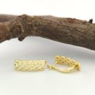 Zilke Gold aranyszínű orvosi fém fülbevaló