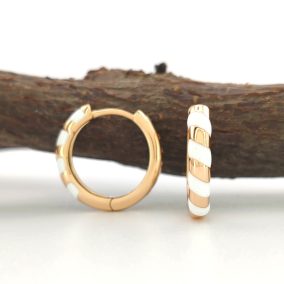 Dia aranyszínű orvosi fém fülbevaló