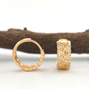 Indira Gold aranyszínű orvosi fém fülbevaló