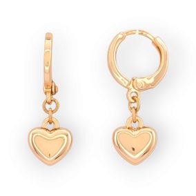 Betti aranyszínű orvosi fém fülbevaló