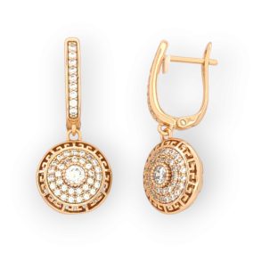 Bettina aranyszínű orvosi fém fülbevaló