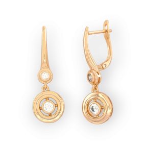 Boglárka aranyszínű orvosi fém fülbevaló