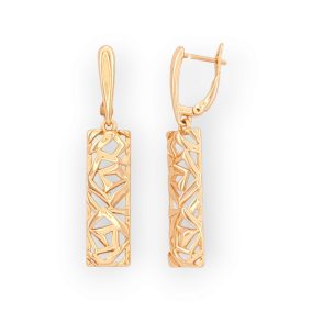 Dalina aranyszínű orvosi fém fülbevaló