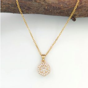 Ilma Silver ezüstszínű nemesacél medál nyaklánccal