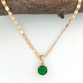 Izus Smaragd aranyszínű orvosi fém medál