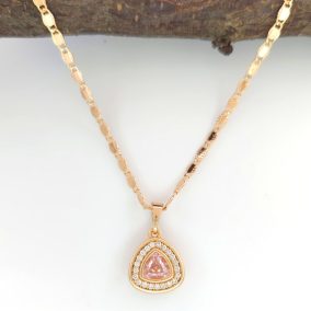 Johanna Pink aranyszínű orvosi fém medál