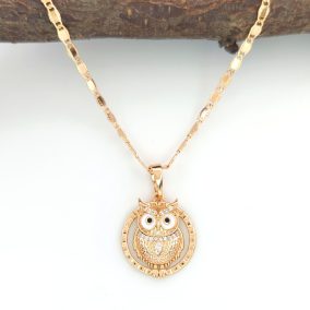 Joly Gold aranyszínű orvosi fém bagoly medál