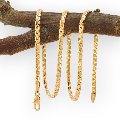 Ninetta aranyszínű orvosi fém nyaklánc