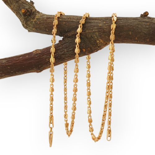 Zsóka aranyszínű orvosi fém nyaklánc