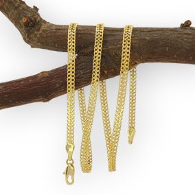 Alexandra aranysárga színű orvosi fém nyaklánc