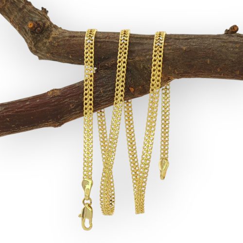 Alexandra aranysárga színű orvosi fém nyaklánc