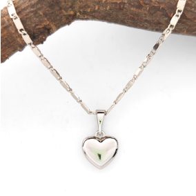 Zarinda ezüstszínű orvosi fém szív medál 