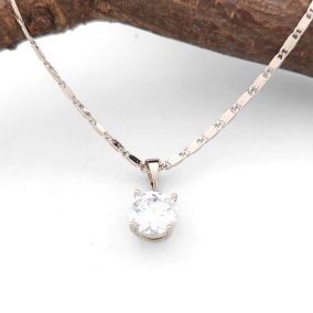 Cezarina ezüstszínű orvosi fém kristály medál