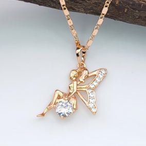 Marinella aranyszínű orvosi fém medál