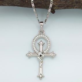 Belissa ezüstszínű orvosi fém medál