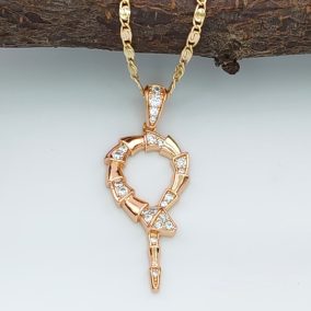 Zinnia Gold aranyszínű orvosi fém medál