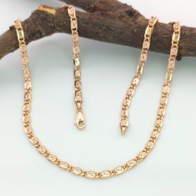 Fidélia aranyszínű orvosi fém nyaklánc