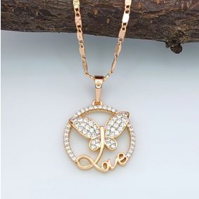 Mandy aranyszínű orvosi fém medál