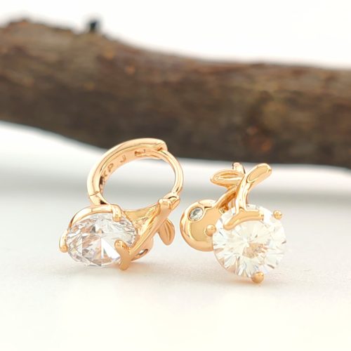 Cherry Gold aranyszínű orvosi fém fülbevaló