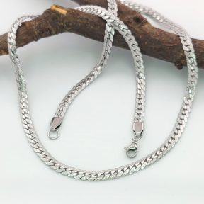 Ezüstszínű orvosi fém nyaklánc