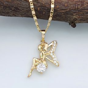 Aranyszínű orvosi fém medál (14K)